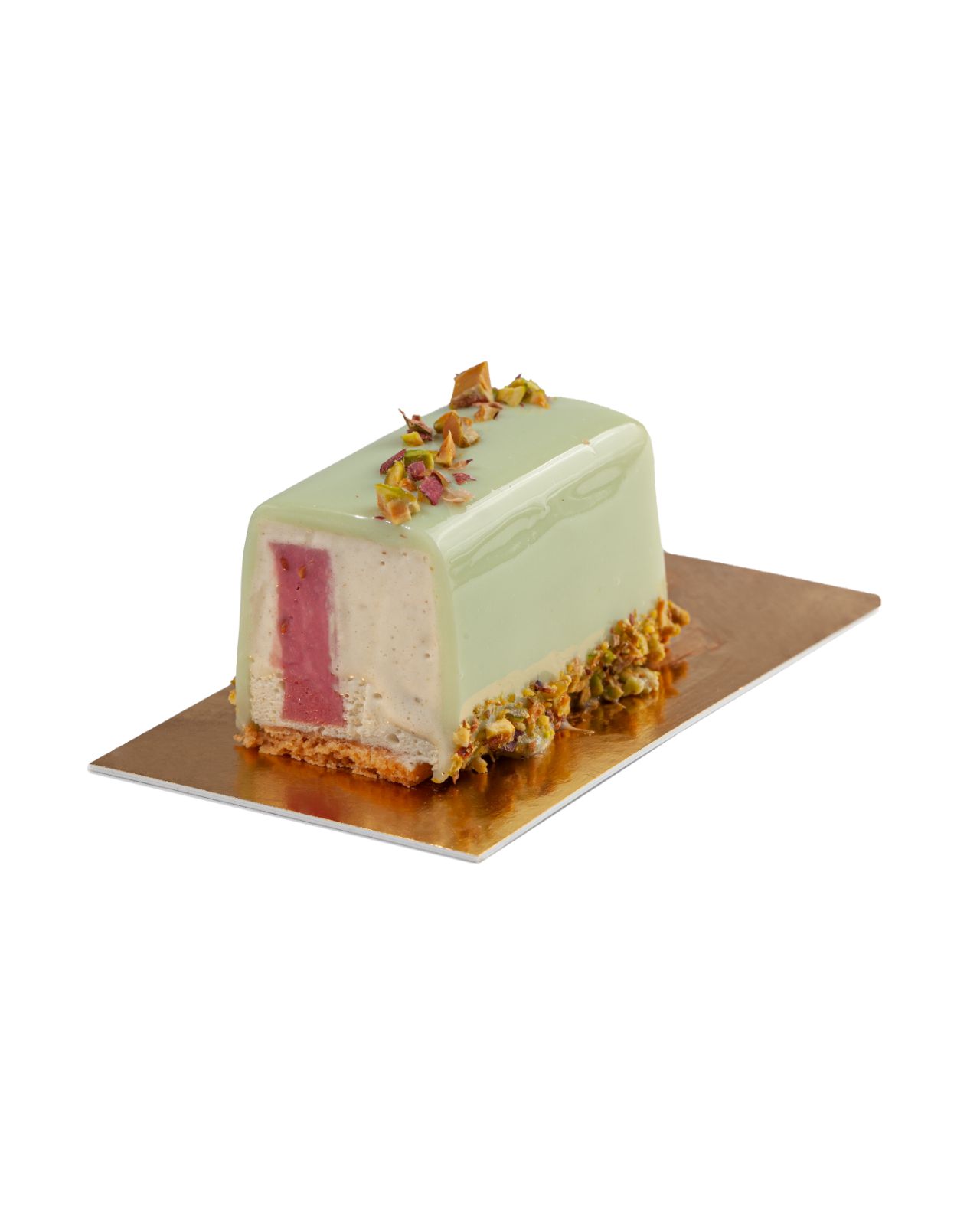 Фісташковий мус з малиновим кюлі / Pistachio Mousse with Raspberry Coulis Фісташковий мус з малиновим кюлі / Pistachio Mousse with Raspberry Coulis