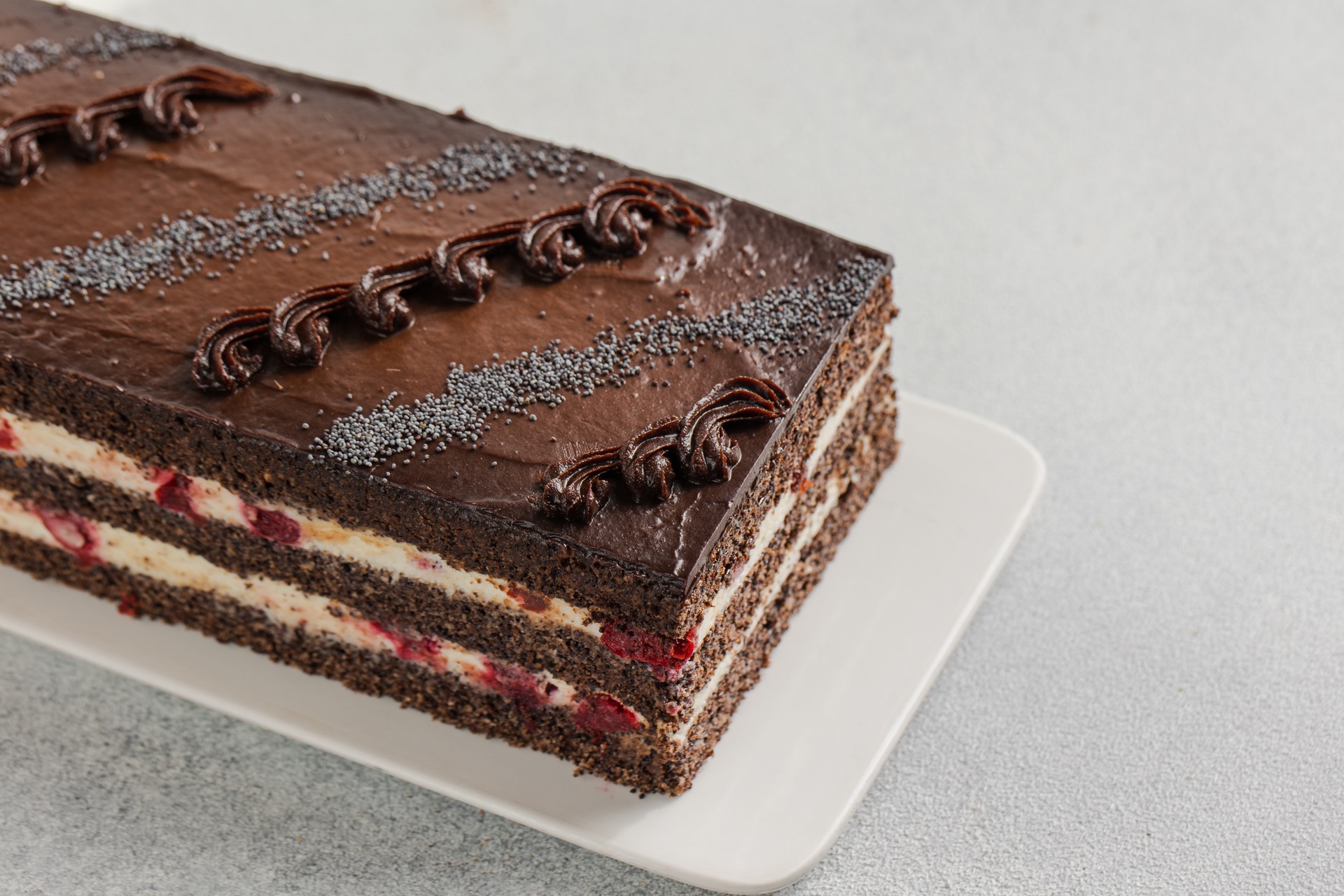 Маковий пляцок без борошна/ 2 кг 600 г